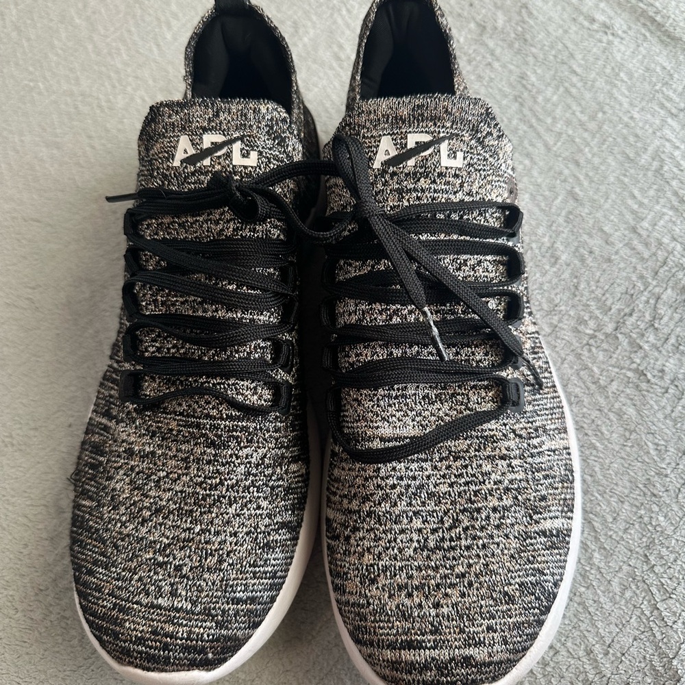 APL Black and Gray Knit Sneakers
